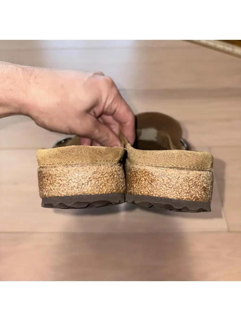 Birkenstock Buckley Shearling Brown Suede Women’s Size 9 Clog Mule - Picture 6 of 7